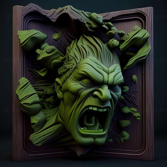 3D model The Incredible Hulk Ultimate Destruction game (STL)